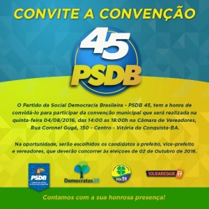 convite psdb