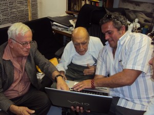 Fruto Vivas apresenta projeto a Niemeyer